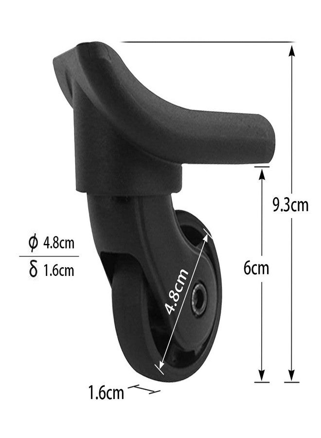 Zoofen Replacement Luggage Wheel Suitcase Repair Spinner Wheels Luggage Accessories (W149) - Image 3